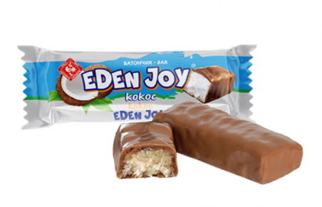 Батончик Эден Джой кокос (Eden Joy) (24шт/40г/блок), Житомирские сладости - 19830