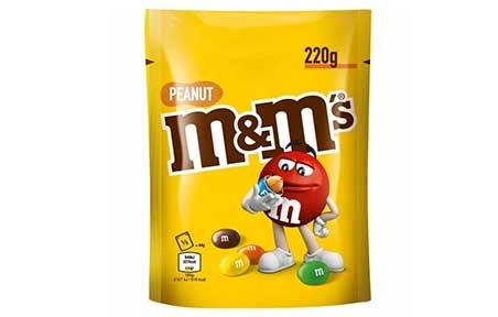 Шоколадное драже M&M's Peanut (220г) - 19584