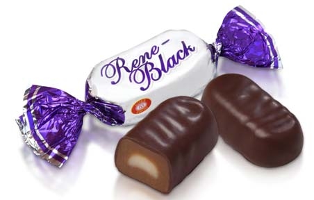 Цукерки Рене Блек (RENE BLACK) (4 кг), Бісквіт-шоколад (ХБФ) - 19345