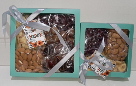 Горіхово-фруктовий набір "Бірюзовий" (500 грам) - 19773