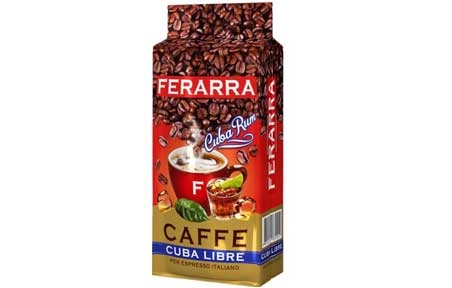 Кофе Ферарра с ароматом кубинского рома (Ferarra Cuba libre) молотый (250 г) - 19388