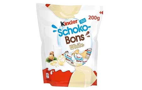 Конфеты шоколадные Киндер Kinder Schoko Bons White, (200г/18шт) - 19579