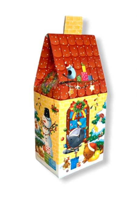 2026 Новорічний подарунок "Казковий будиночок (Червоний)" (230 грам) - 19736