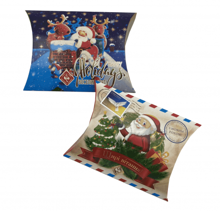 2026 Набір новорічний  БАНДЕРОЛЬКА (128 г), Житомирські ласощі - 19795