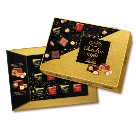 Цукерки Chocolate Night Assorted, (170 г), АВК - 19501