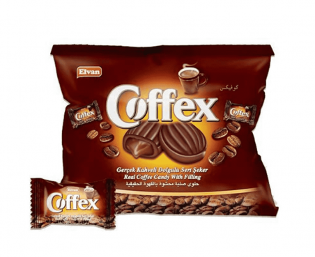Конфеты Cofffex Coffe со вкусом кофе (1кг), Elvan (Турция) - 19785