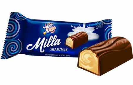 Цукерки Мілла крем\момлоко (Milla) (1,5 кг), CHOCOBOOM, Шокобум - 18193