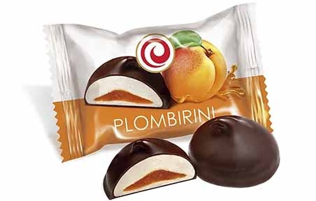  Конфеты Пломбирини (Plombirini) абрикос (2,5 кг), Суворов - 18508