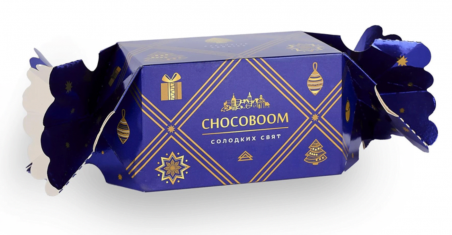 2026 Новорічний подарунок "Цукерка" (190 грам), CHOCOBOOM, Шокобум - 19756
