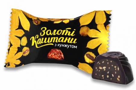 Цукерки Золоті каштани з кунжутом (1,3 кг), CHOCOBOOM, Шокобум - 18200