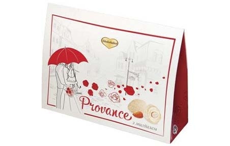 Конфеты Прованс (Provance) с цельным миндалем (205 г), Шоколадно - 19643