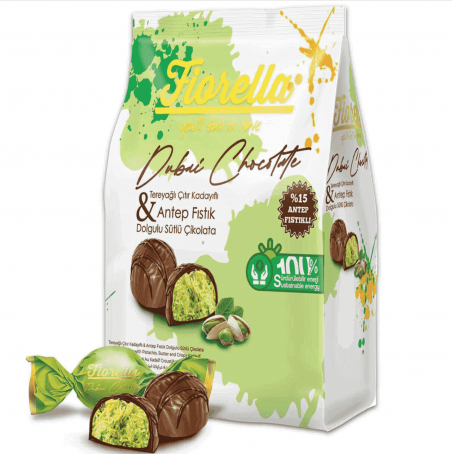 Конфеты Dubai Chocolate Дубайский шоколад с фисташкой (500 г), Fiorella - 19789