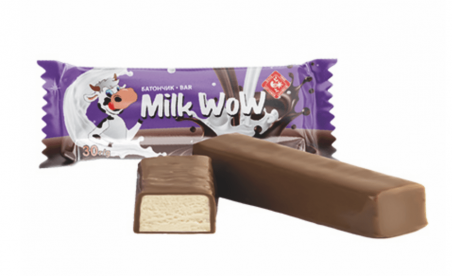 Батончик Miлк Вау (Milk WOW) (24шт/30г/блок), Житомирские сладости - 19831