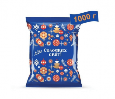 2026 Новорічний подарунок "Різдвяний мікс КОНТІ, (1 кг), Конті, Konti - 19776