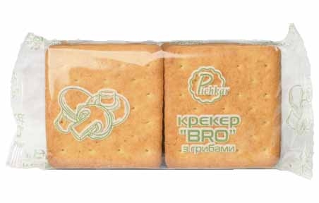 Крекер Бро (Bro) с грибами в индивидуальной упаковке (3.3 кг) Пичкарь, Pichkar (Диканское) - 19677